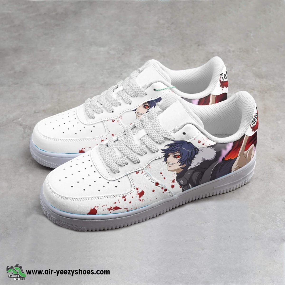Ayato Kirishima Anime Air Force 1 Sneaker, Custom Tokyo Ghoul Anime Shoes