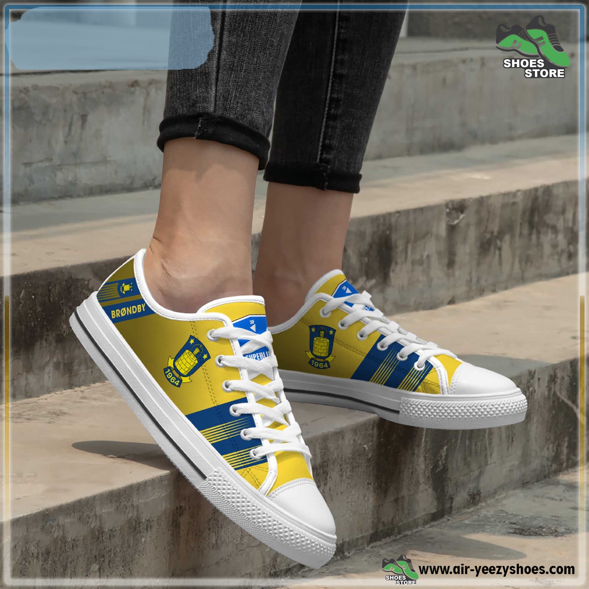 Brondby IF Superliga Canvas Low Top Shoes