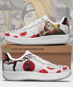 Deidara Akatsuki Anime Air Force 1 Sneaker, Custom Naruto Anime Shoes
