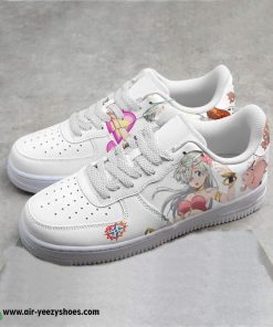 Elizabeth Liones Anime Air Force 1 Sneaker, Custom The Seven Deadly Sins Anime Shoes