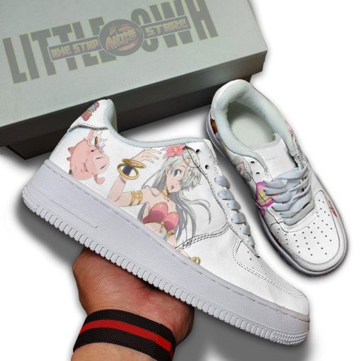 Elizabeth Liones Anime Air Force 1 Sneaker, Custom The Seven Deadly Sins Anime Shoes