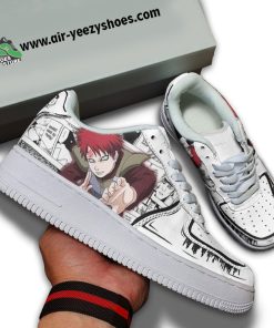 Gaara Naruto Anime Air Force 1 Sneaker, Custom Anime Shoes