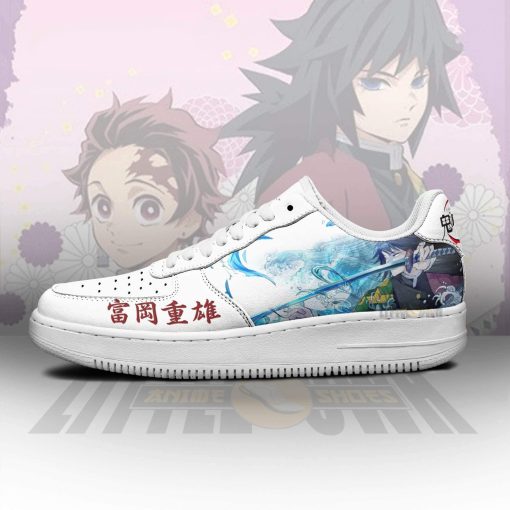 Giyu x Tanjiro Anime Air Force 1 Sneaker, Custom Demon Slayer Anime Shoes