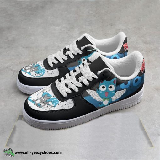 Happy Anime Air Force 1 Sneaker, Custom Fairy Tail Anime Shoes