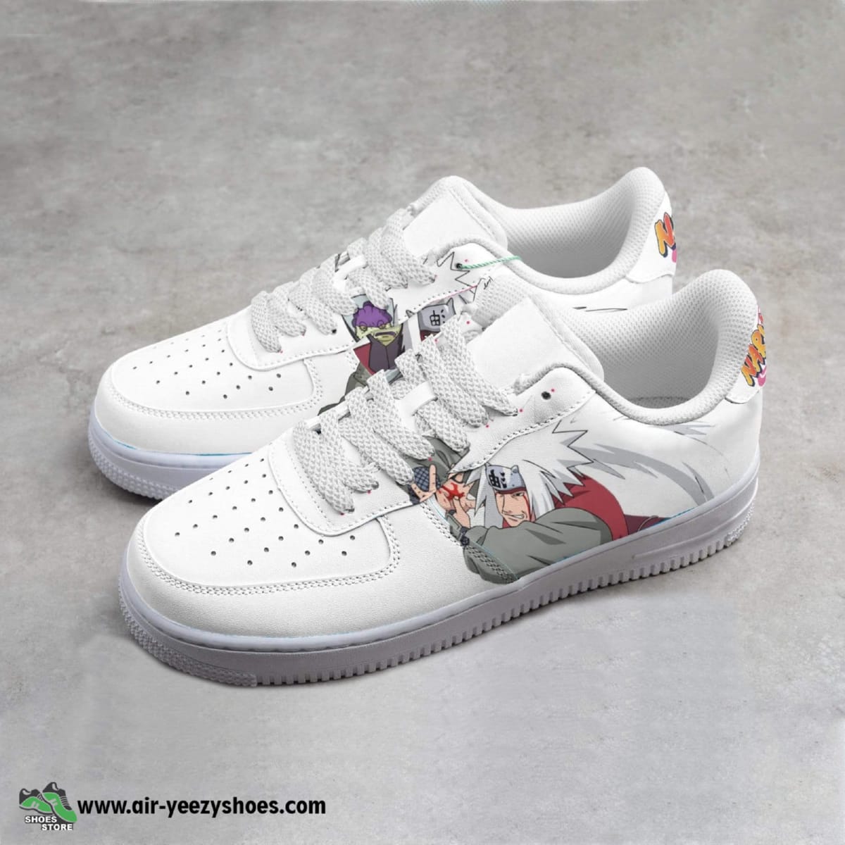 Jiraiya Anime Air Force 1 Sneaker, Custom Naruto Anime Shoes