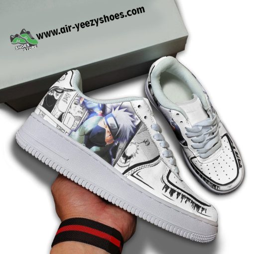Kakashi Hatake Anime Air Force 1 Sneaker, Custom Naruto Anime Shoes
