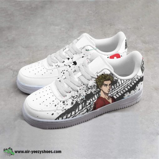 Keisuke Takahashi Anime Air Force 1 Sneaker, Custom Initial D Anime Shoes
