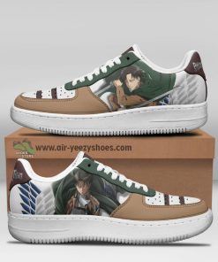 Levi Ackerman Attack On Titan Custom Anime Anime Air Force 1 Sneaker,