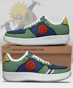 Minato Namikaze Anime Air Force 1 Sneaker, Custom Uniform Naruto Anime Shoes