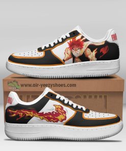 Natsu Dragneel Anime Air Force 1 Sneaker, Custom Fairy Tail Anime Shoes Skill