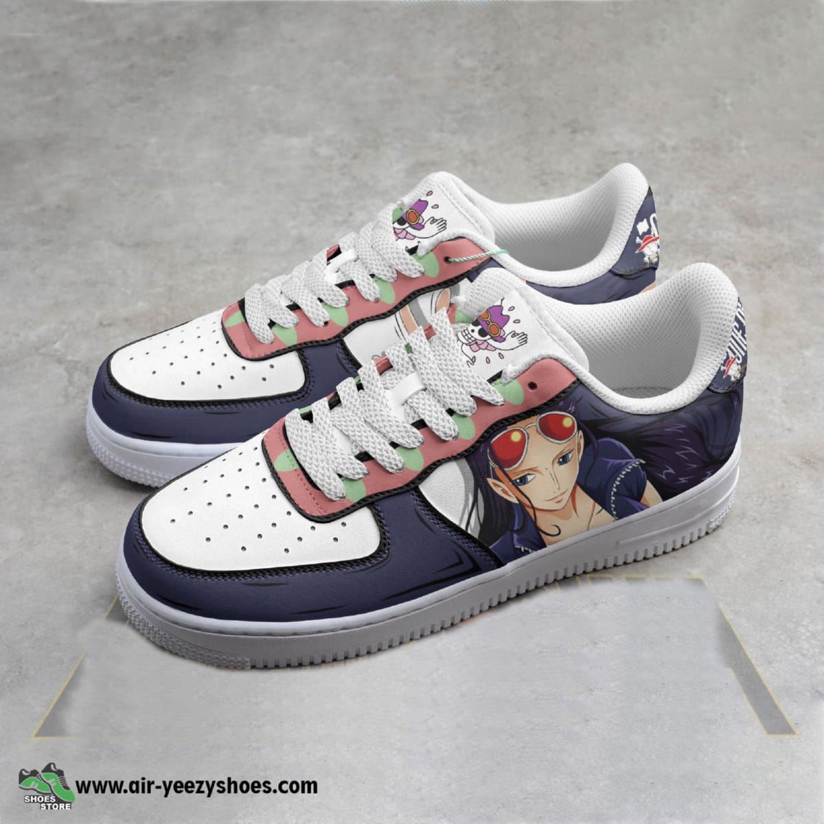 Nico Robin Anime Air Force 1 Sneaker, Custom One Piece Anime Shoes