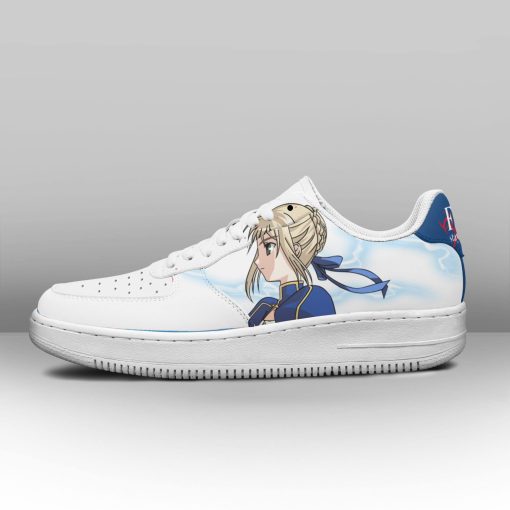 Saber Air Anime Air Force 1 Sneaker, Custom Fate Stay Night Anime Shoes