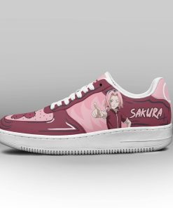 Sakura Haruno Anime Air Force 1 Sneaker, Custom Naruto Anime Shoes