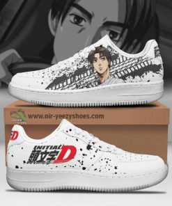 Takumi Fujiwara Anime Air Force 1 Sneaker, Custom Initial D Anime Shoes