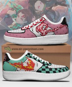 Tanjiro x Nezuko Shoes Custom Anime Anime Air Force 1 Sneaker, Demon Slayers Breathing