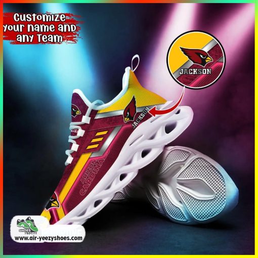 Arizona Cardinals NFL 3D Printed Sport Unisex Shoes, Arizona Cardinals Gifts for Fans