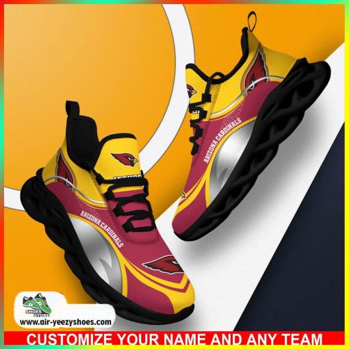 Arizona Cardinals NFL Sports Clunky Sneakers, Custom Sport Shoes For Fans, Arizona Cardinals Footwear