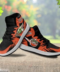 Baltimore Orioles Baby Jordan 1 High Sneaker, Baltimore Orioles Gifts for Fans