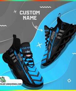 Carolina Panthers NFL Custom Sport Shoes For Fans, Panthers Footwear