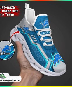 Detroit Lions NFL 3D Printed Sport Unisex Shoes, Detroit Lions Team Gifts
