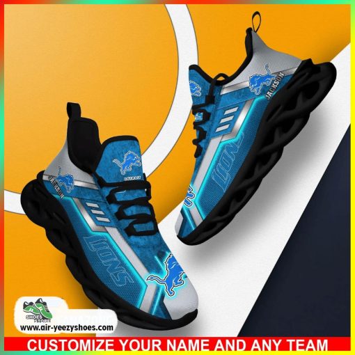 Detroit Lions NFL 3D Printed Sport Unisex Shoes, Detroit Lions Team Gifts