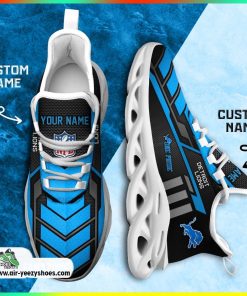 Detroit Lions NFL Custom Sport Shoes For Fans, Detroit Lions Fan Gears