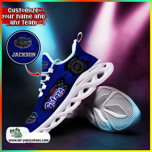 Florida Gators NCAA Sport Shoes For Fans, Custom Casual Sneaker, Gators Merch