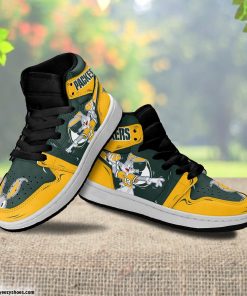 Green Bay Packers Bugs Bunny Air Sneakers, Packers Unique Gifts