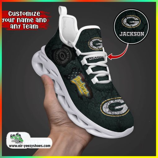Green Bay Packers NFL Sport Shoes For Fans, Custom Casual Sneaker, Green Bay Packers Merchandise