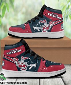 Houston Texans Bugs Bunny Air Sneakers, Texans Fan Gears