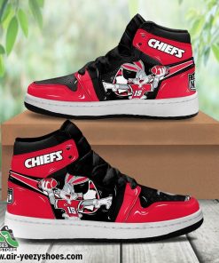 Kansas City Chiefs Bugs Bunny Air Sneakers, Kansas City Chiefs Merchandise