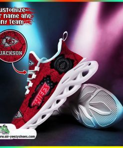 Kansas City Chiefs NFL Sport Shoes For Fans, Custom Casual Sneaker, Chiefs Team Gifts