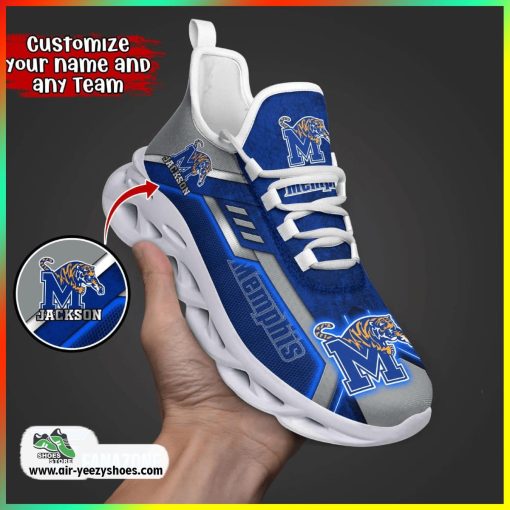 Memphis Tigers NCAA 3D Printed Sport Unisex Shoes, Memphis Gifts for Fans