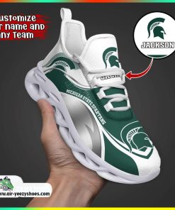 Michigan State Spartans NCAA Custom Sport Shoes For Fans, Michigan State Spartans Unique Gifts