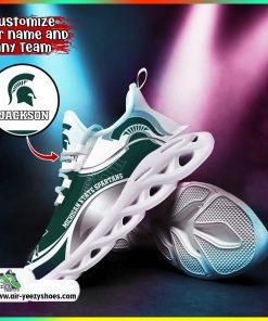 Michigan State Spartans NCAA Custom Sport Shoes For Fans, Michigan State Spartans Unique Gifts
