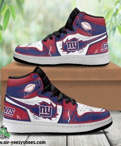 New York Giants Air Sneakers, Giants Gifts for Fans