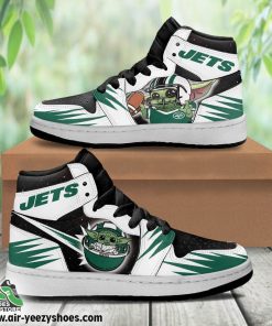 New York Jets Baby Jordan 1 High Sneaker, Jets Gifts