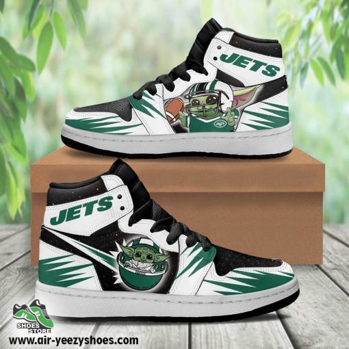 New York Jets Baby Jordan 1 High Sneaker, Jets Gifts