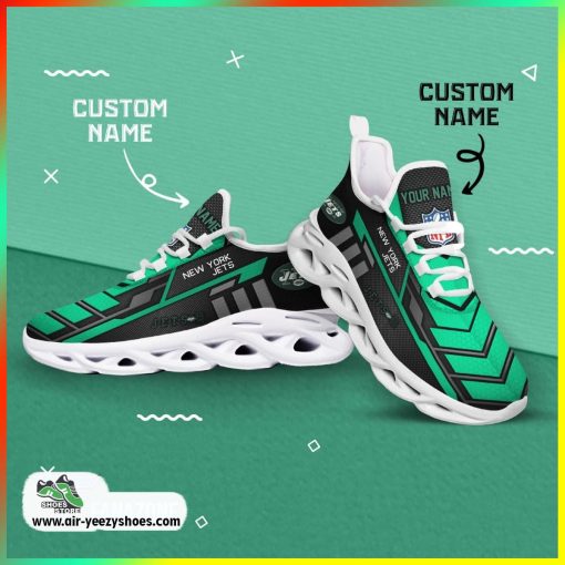 New York Jets NFL Custom Sport Shoes For Fans, Jets Unique Gifts