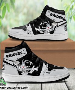 Oakland Raiders Bugs Bunny Air Sneakers
