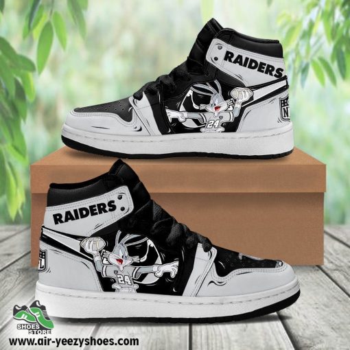 Oakland Raiders Bugs Bunny Air Sneakers