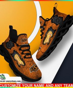Oklahoma State Cowboys NCAA Sport Shoes For Fans, Custom Casual Sneaker, Oklahoma State Cowboys Gifts for Fans