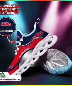 Ole Miss Rebels NCAA Custom Sport Shoes For Fans, Ole Miss Rebels Fan Gears