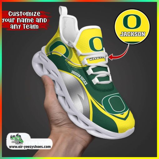 Oregon Ducks NCAA Custom Sport Shoes For Fans, Oregon Ducks Unique Gifts
