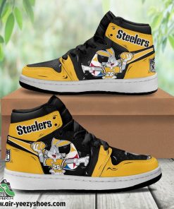 Pittsburgh Steelers Bugs Bunny Air Sneakers, Steelers Merchandise