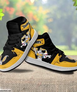 Pittsburgh Steelers Bugs Bunny Air Sneakers, Steelers Merchandise