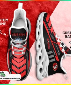 San Francisco 49ers NFL Custom Sport Shoes For Fans, 49ers Unique Gifts
