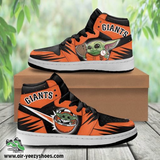 San Francisco Giants Baby Jordan 1 High Sneaker, Giants Team Gifts
