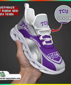 TCU Horned Frogs NCAA Custom Sport Shoes For Fans, TCU Horned Frogs Merchandise