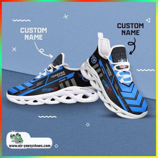 Tennessee Titans NFL Custom Sport Shoes For Fans, Titans Merch